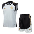 Conjunto sin mangas Flamengo blanco y negro