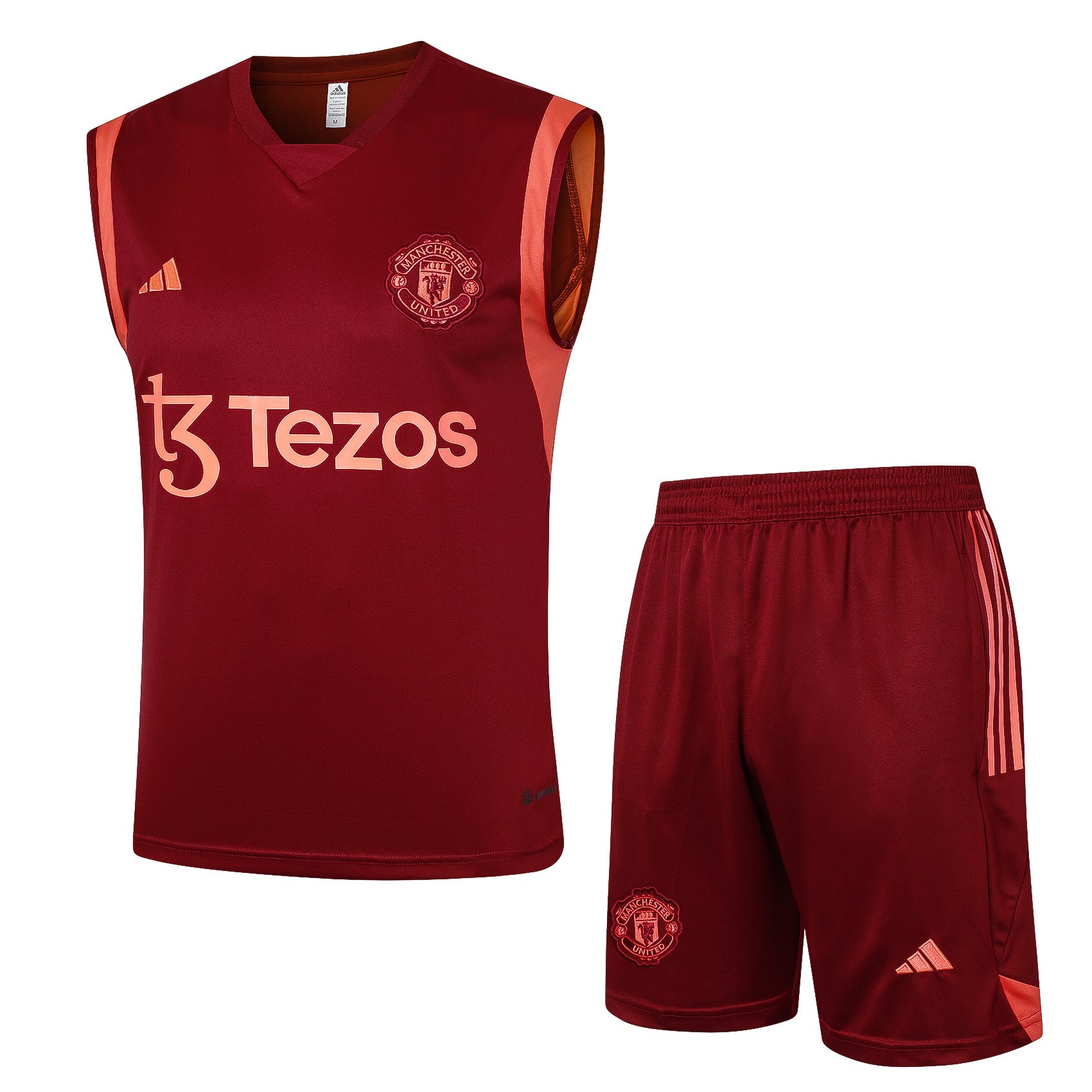 Conjunto sin mangas Manchester United granate