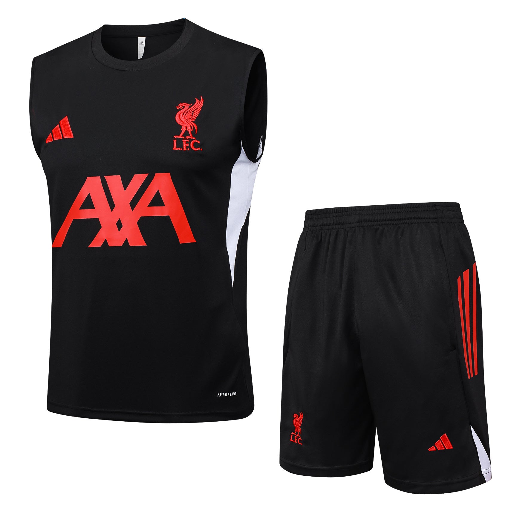Conjunto sin mangas Liverpool negro