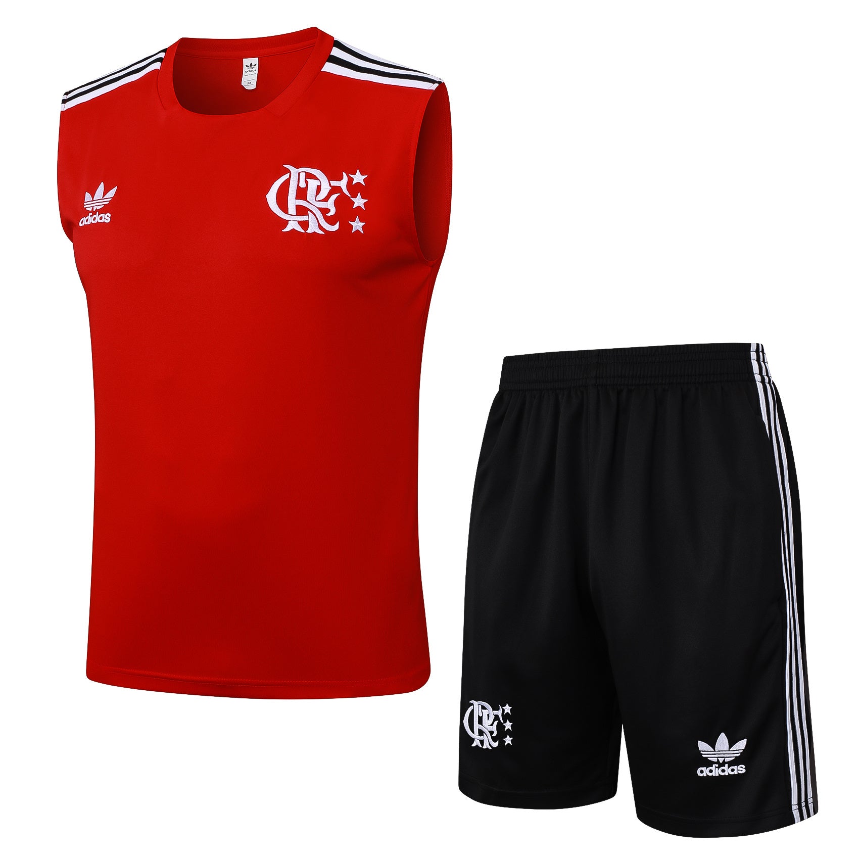 Conjunto sin mangas Flamengo adidas original rojo