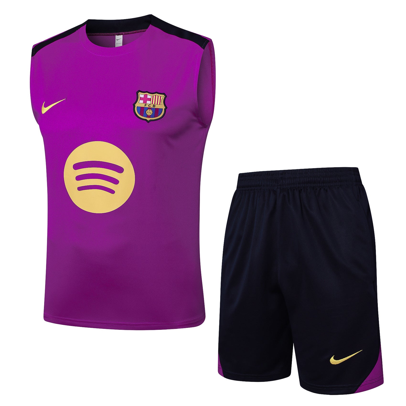 Conjunto sin mangas FC Barcelona morado