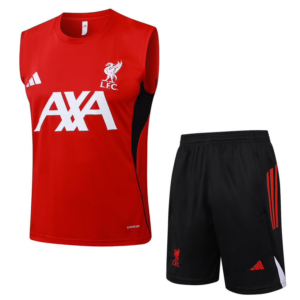 Conjunto sin mangas Liverpool rojo