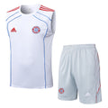 Conjunto sin mangas Bayer Múnich blanco y gris