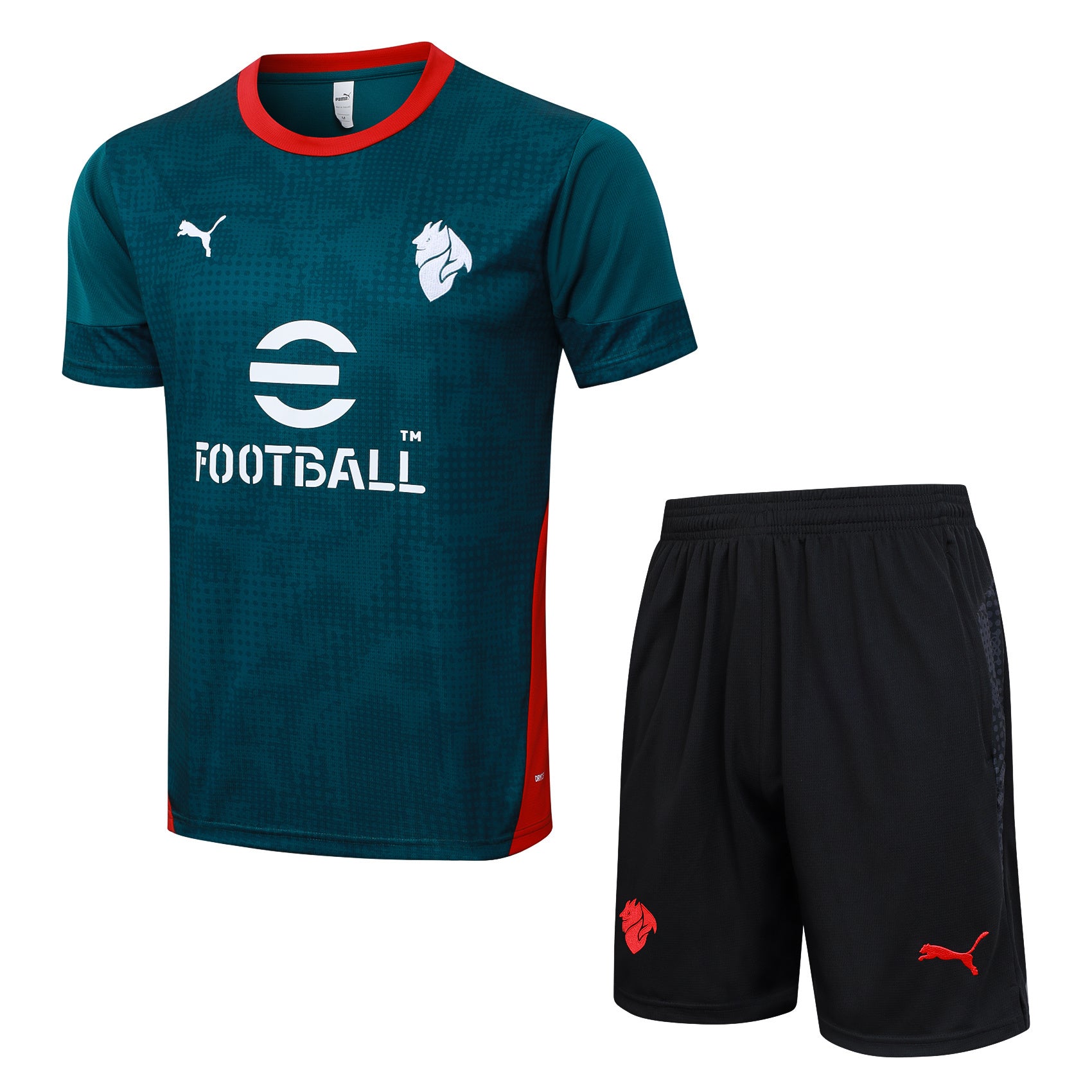 AC Milan green training set with dots