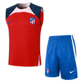 Conjunto sin mangas Atlético de Madrid rojo y azul