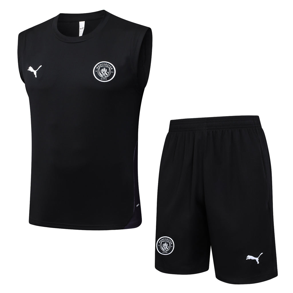 Conjunto sin mangas Manchester City negro