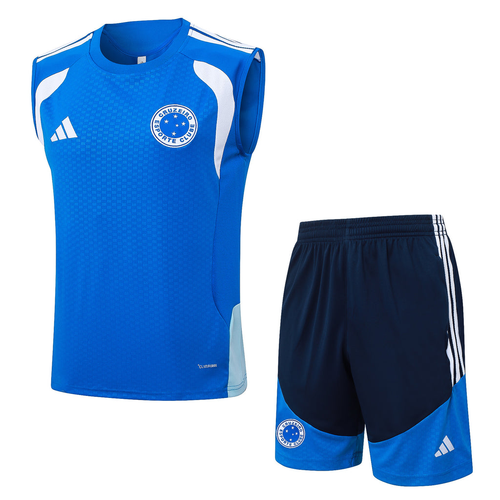 Conjunto sin mangas Cruzeiro azul