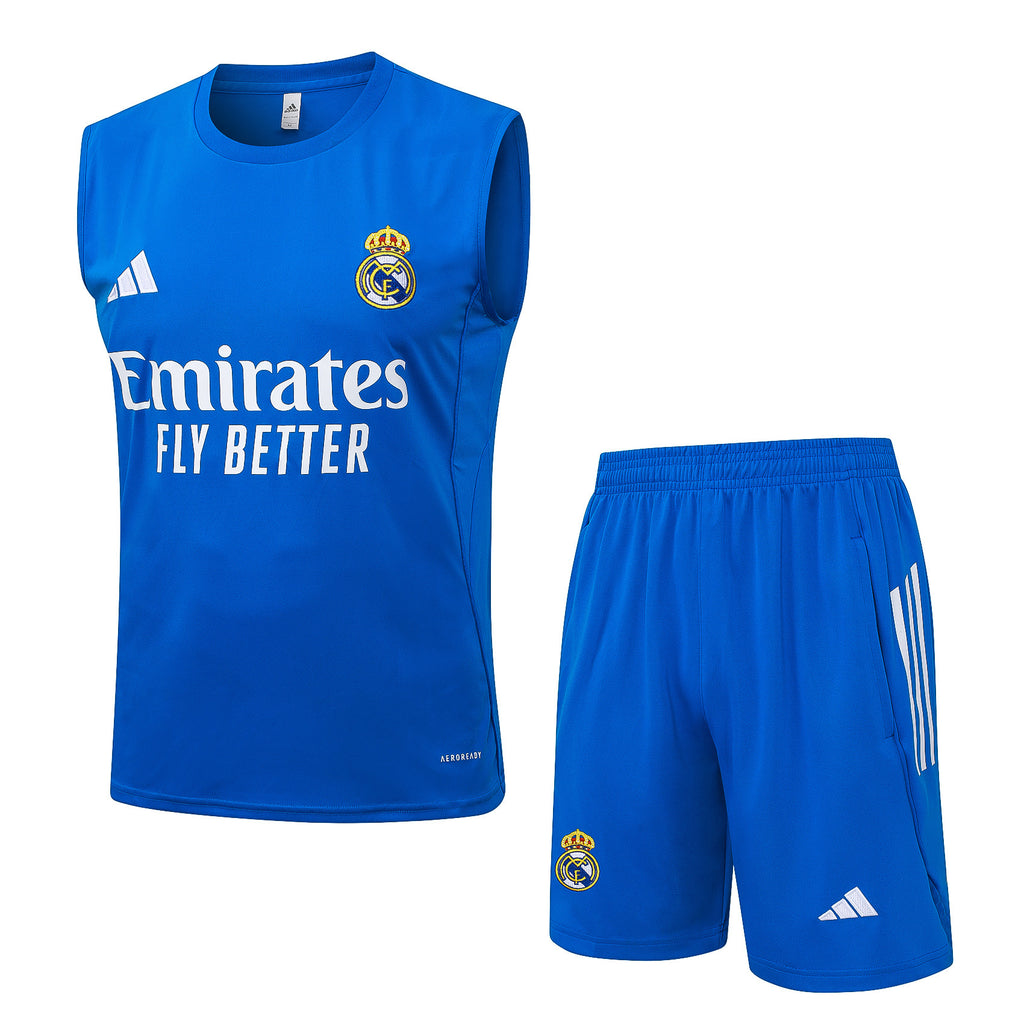 Conjunto sin mangas Real Madrid azul