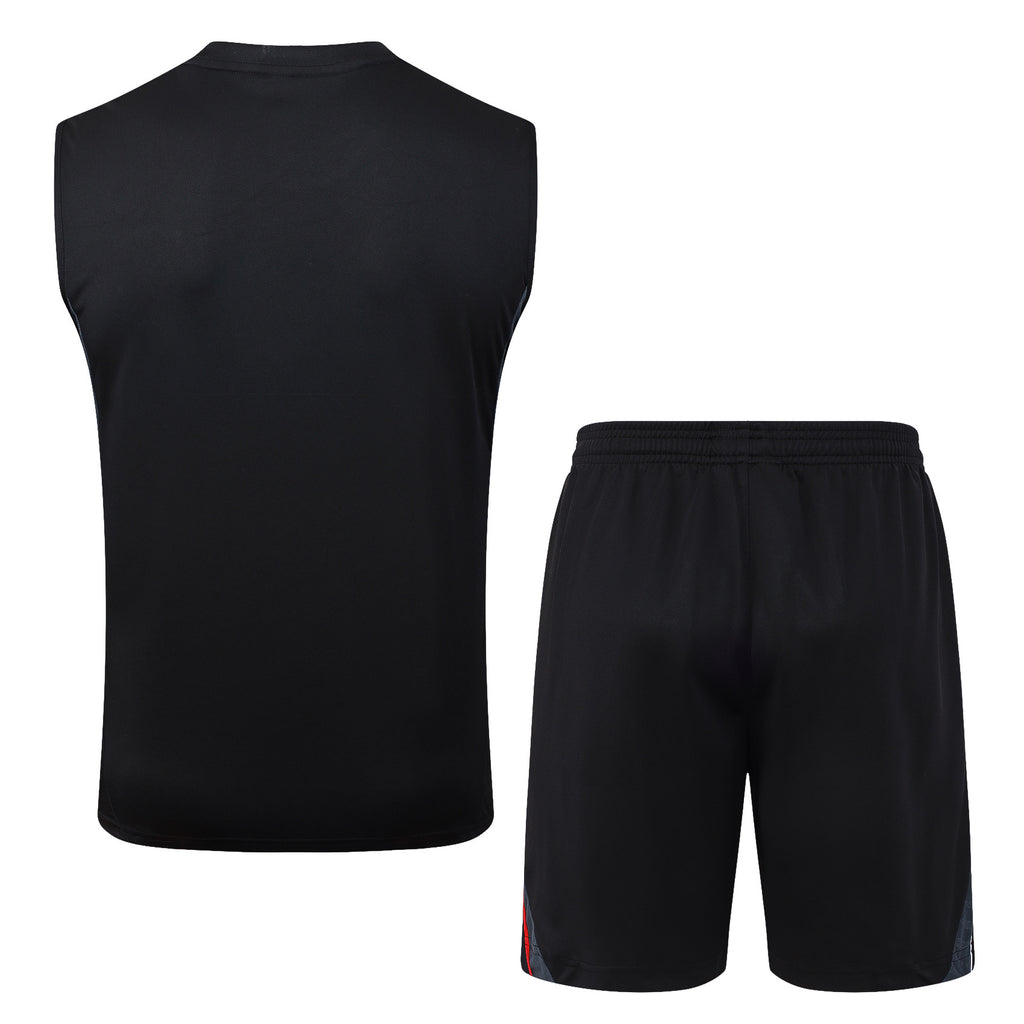 Conjunto sin mangas Ajax negro