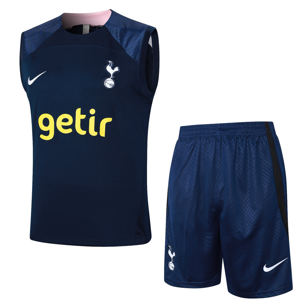 Conjunto sin mangas Tottenham azul oscuro