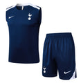 Conjunto sin mangas Tottenham azul y blanco