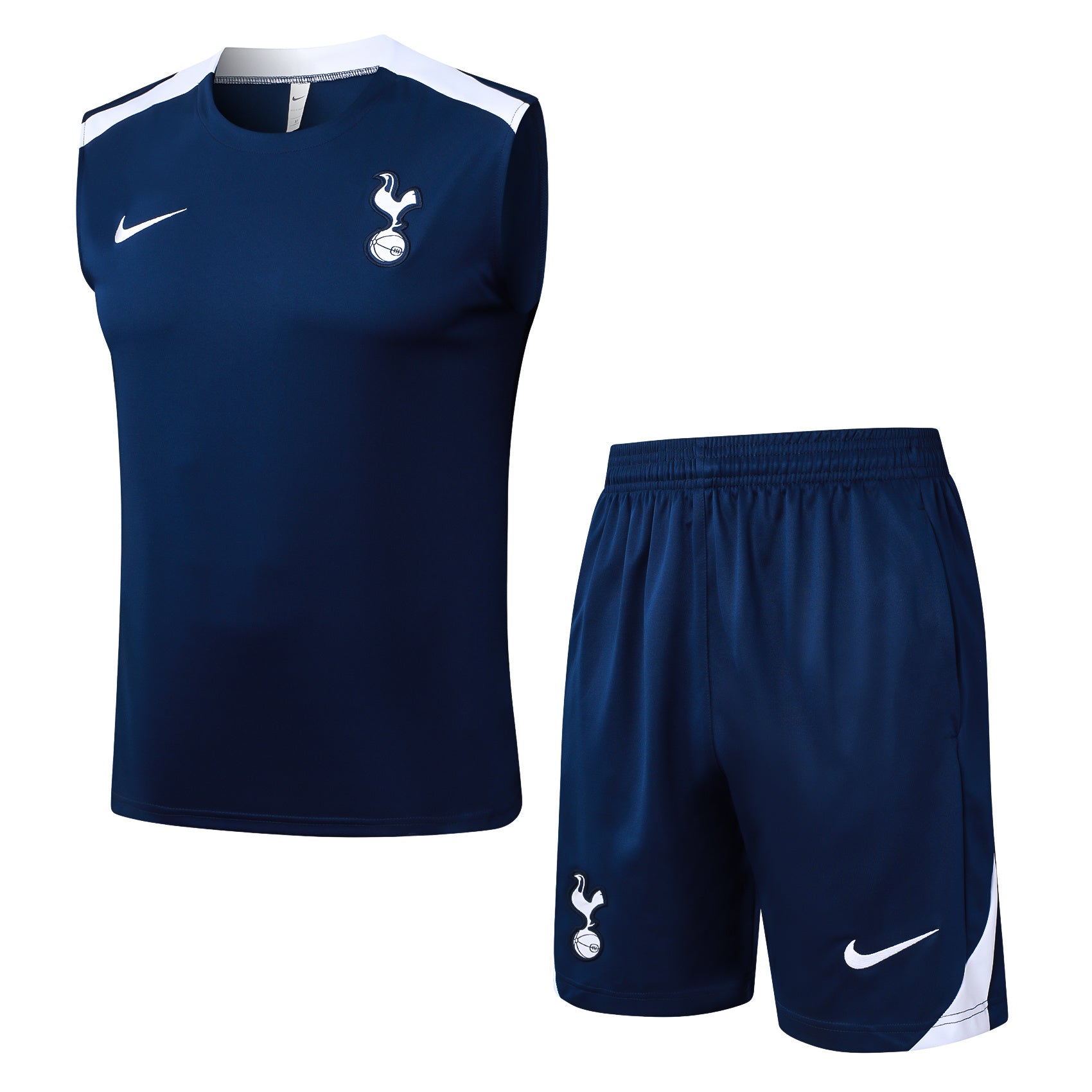 Conjunto sin mangas Tottenham azul y blanco