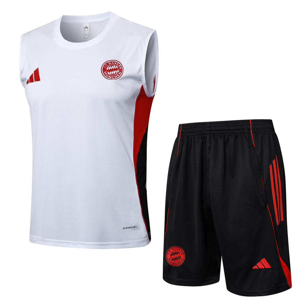 Conjunto sin mangas Bayer Múnich blanco