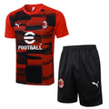 AC Milan Training Set red black stripes