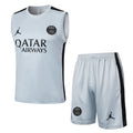 Conjunto sin mangas PSG gris claro
