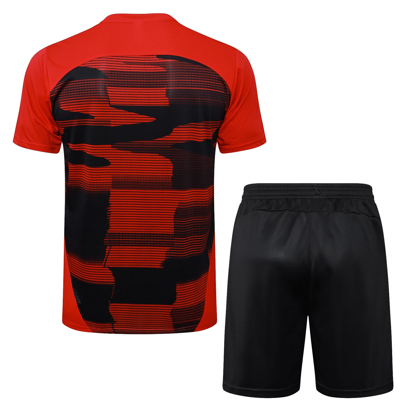 AC Milan Training Set red black stripes