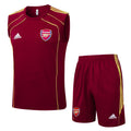 Conjunto sin mangas Arsenal rojo y amarillo