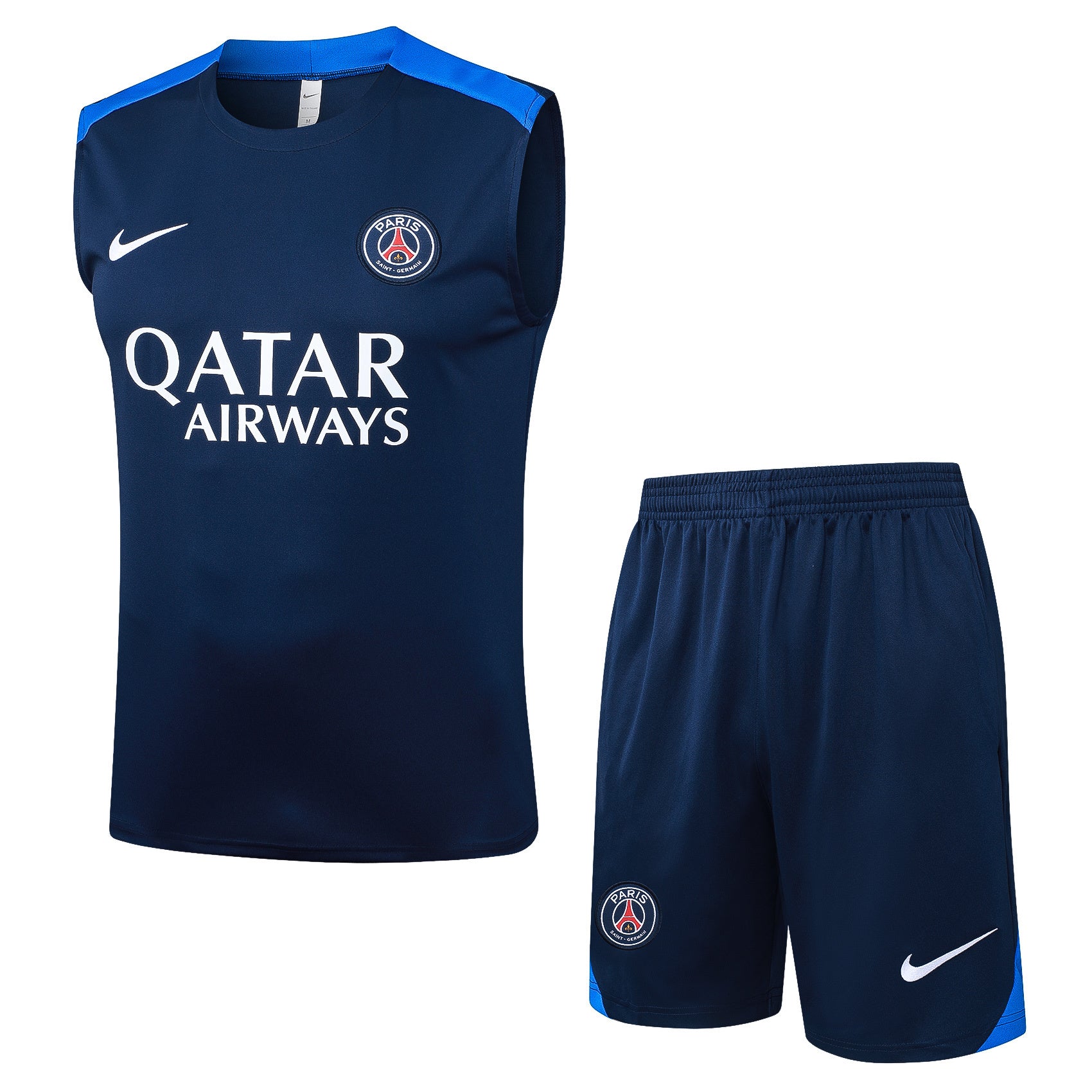 Conjunto sin mangas PSG azul oscuro