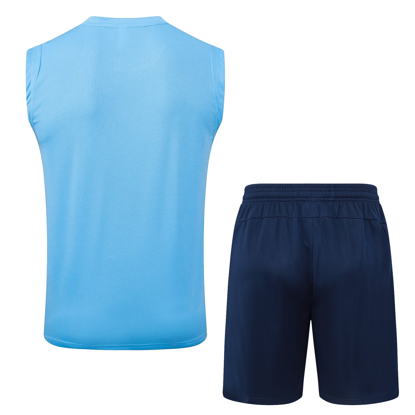 Conjunto sin mangas Manchester City azul con puntos