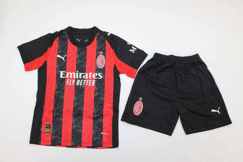 Camiseta AC Milan talla niño 25/26 1ª equipación