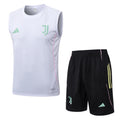 Conjunto sin mangas Juventus blanco y verde
