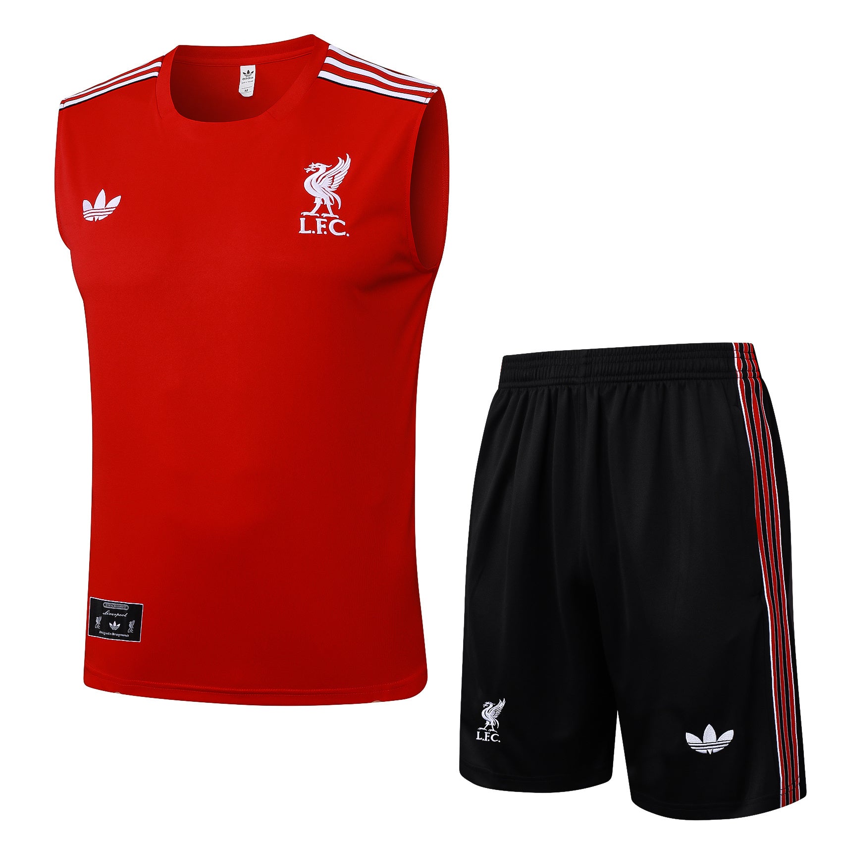 Conjunto sin mangas Liverpool adidas original rojo