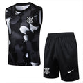Conjunto sin mangas Corinthians negro y blanco
