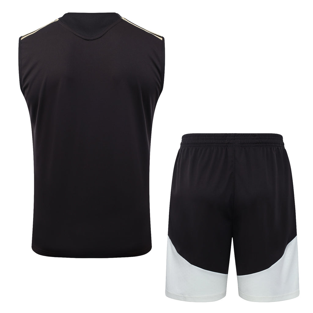 Conjunto sin mangas Flamengo negro y blanco