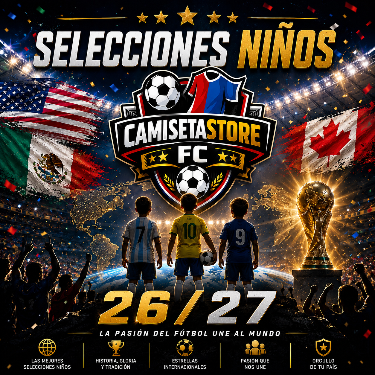 Selecciones Niños👦🌍
