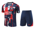 PSG Training Set blue white and red paint splatter effect