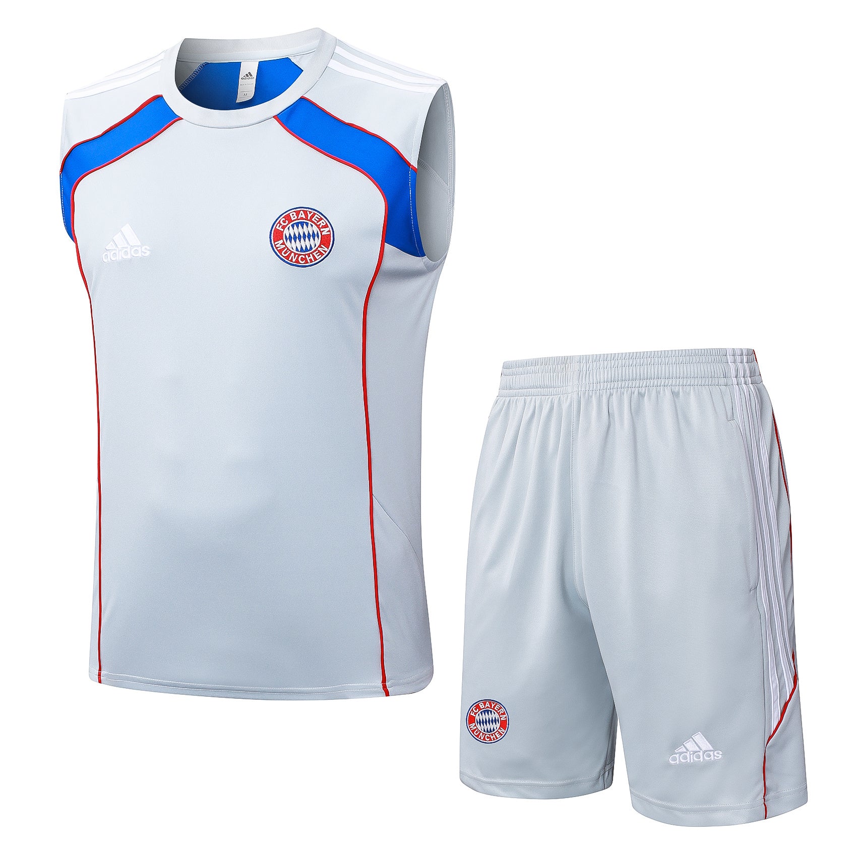 Conjunto sin mangas Bayer Múnich azul y gris