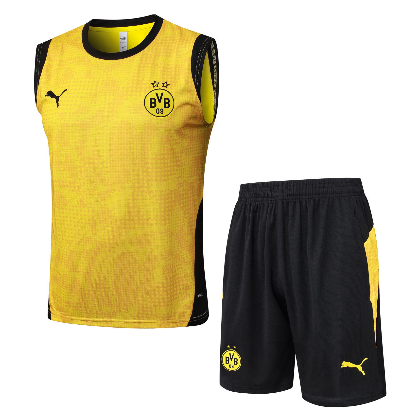 Conjunto sin mangas Borussia Dortmund amarillo y negro