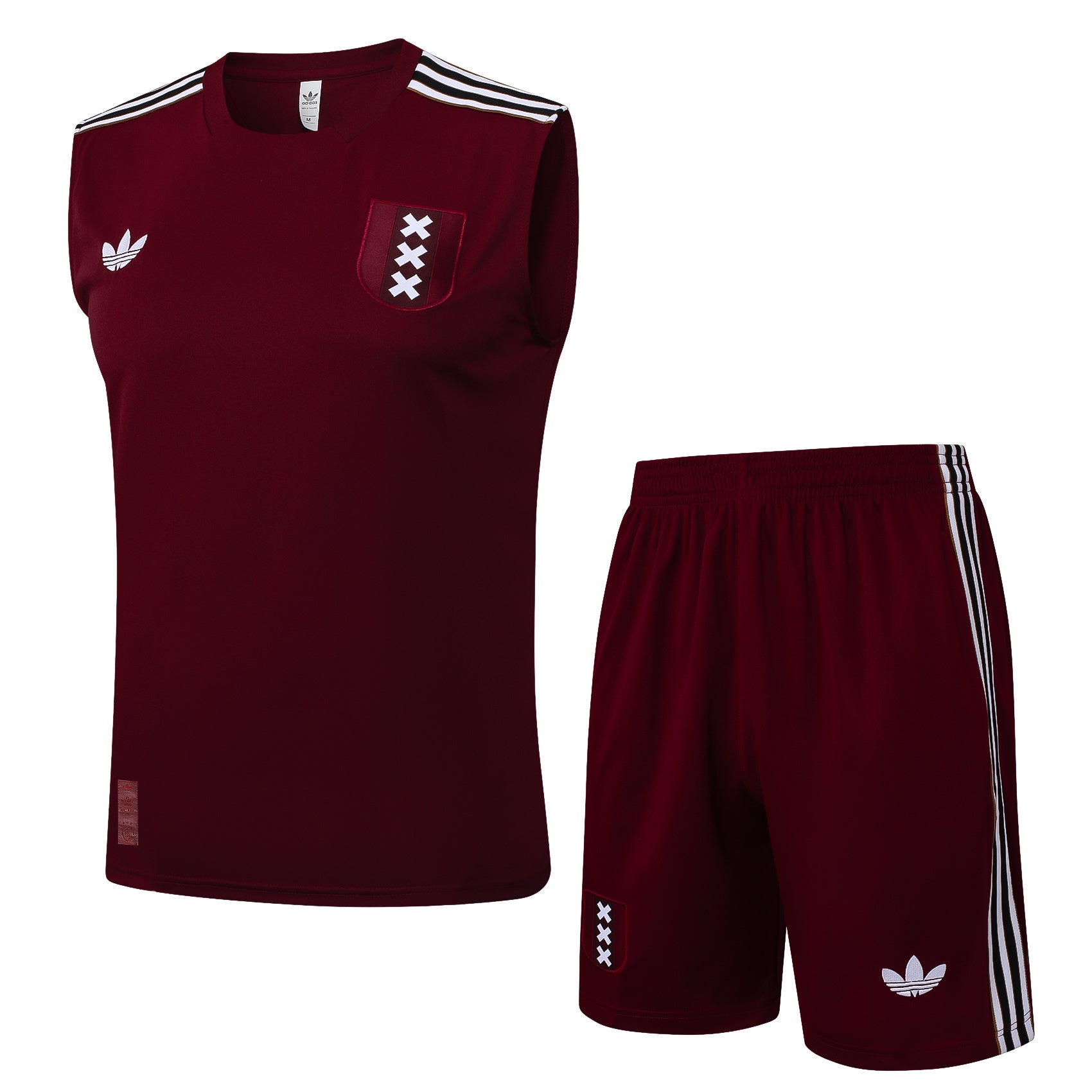 Conjunto sin mangas Ajax granate