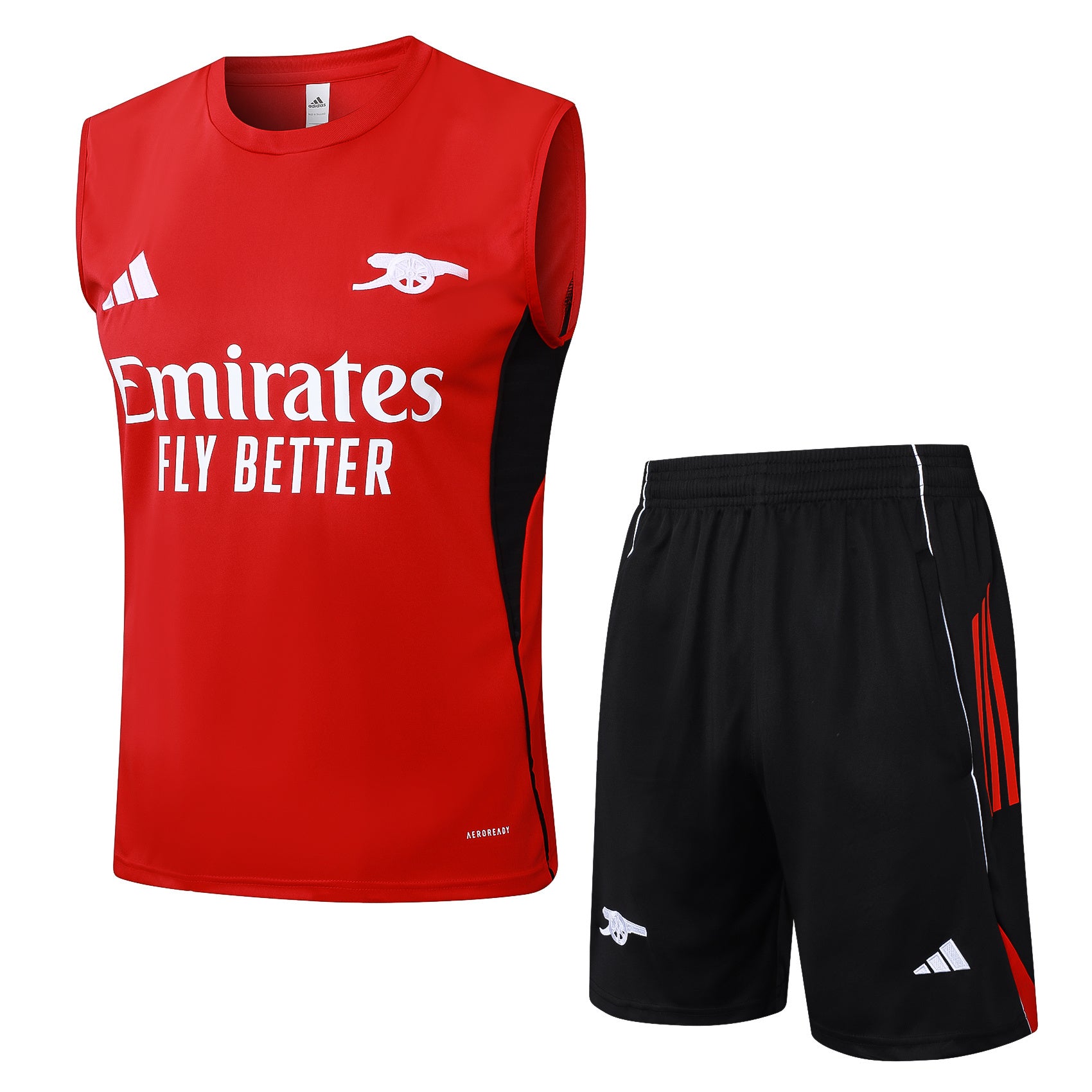 Conjunto sin mangas Arsenal rojo