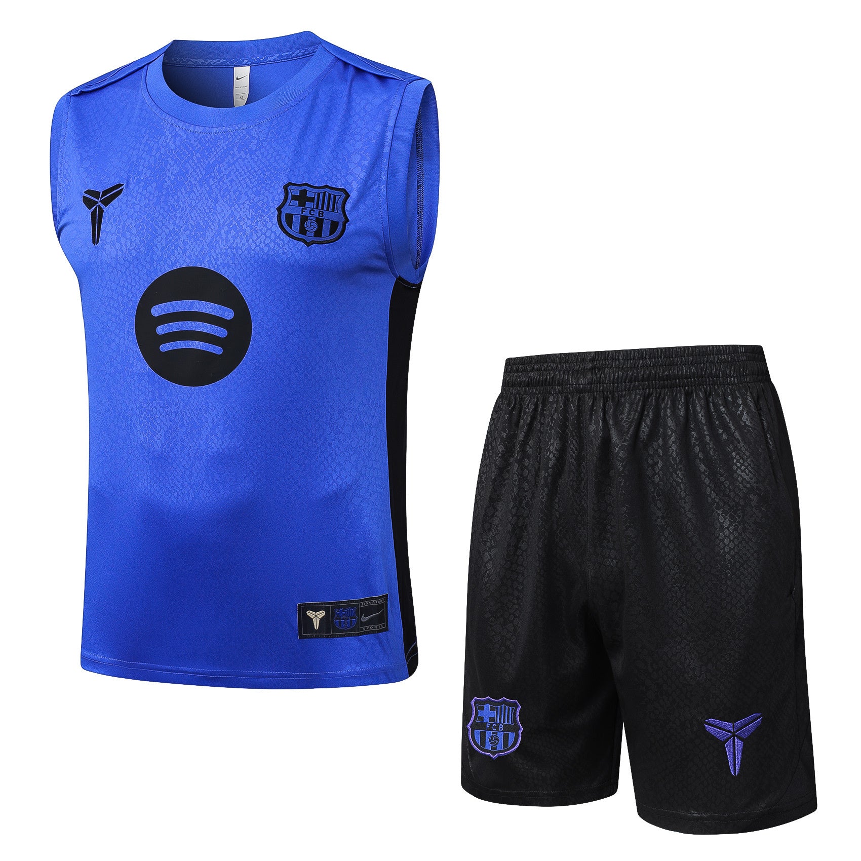 Conjunto sin mangas FC Barcelona morado y negro