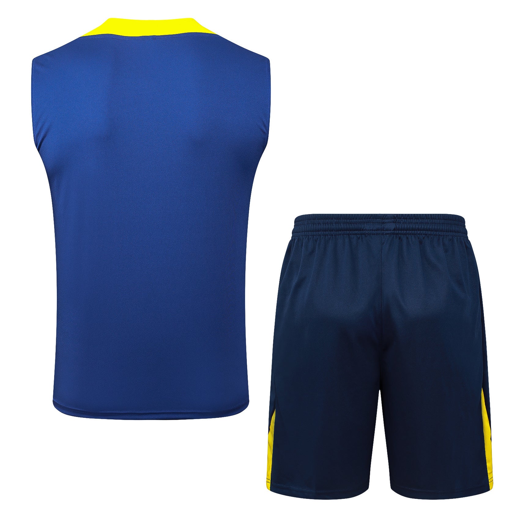 Conjunto sin mangas Atlético de Madrid azul y amarillo