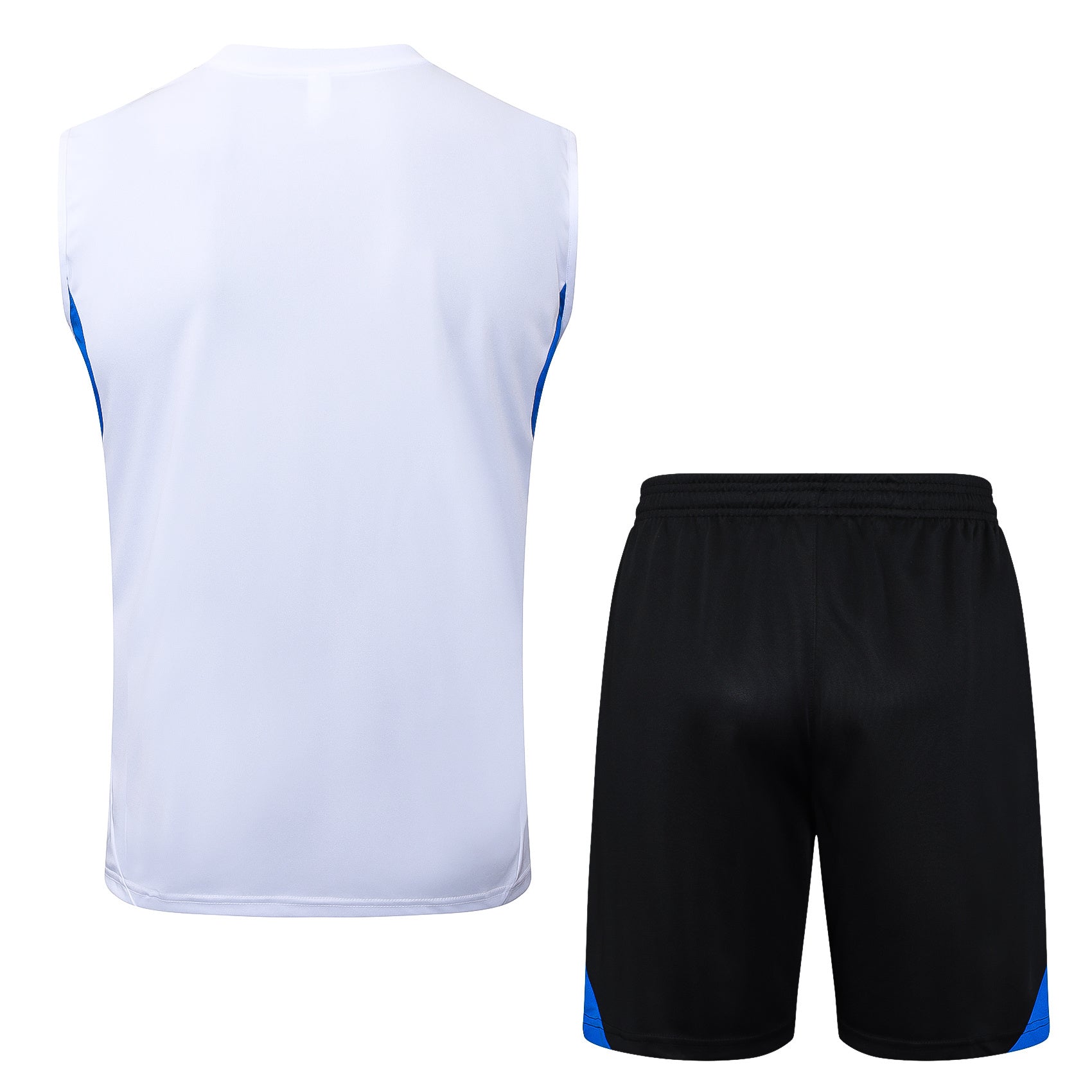 Conjunto sin mangas Manchester United blanco y azul