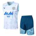 Conjunto sin mangas Manchester City azul cielo y blanco