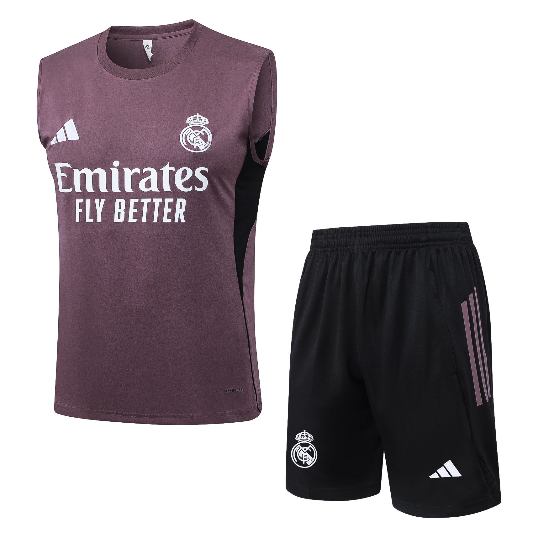 Conjunto sin mangas Real Madrid granate