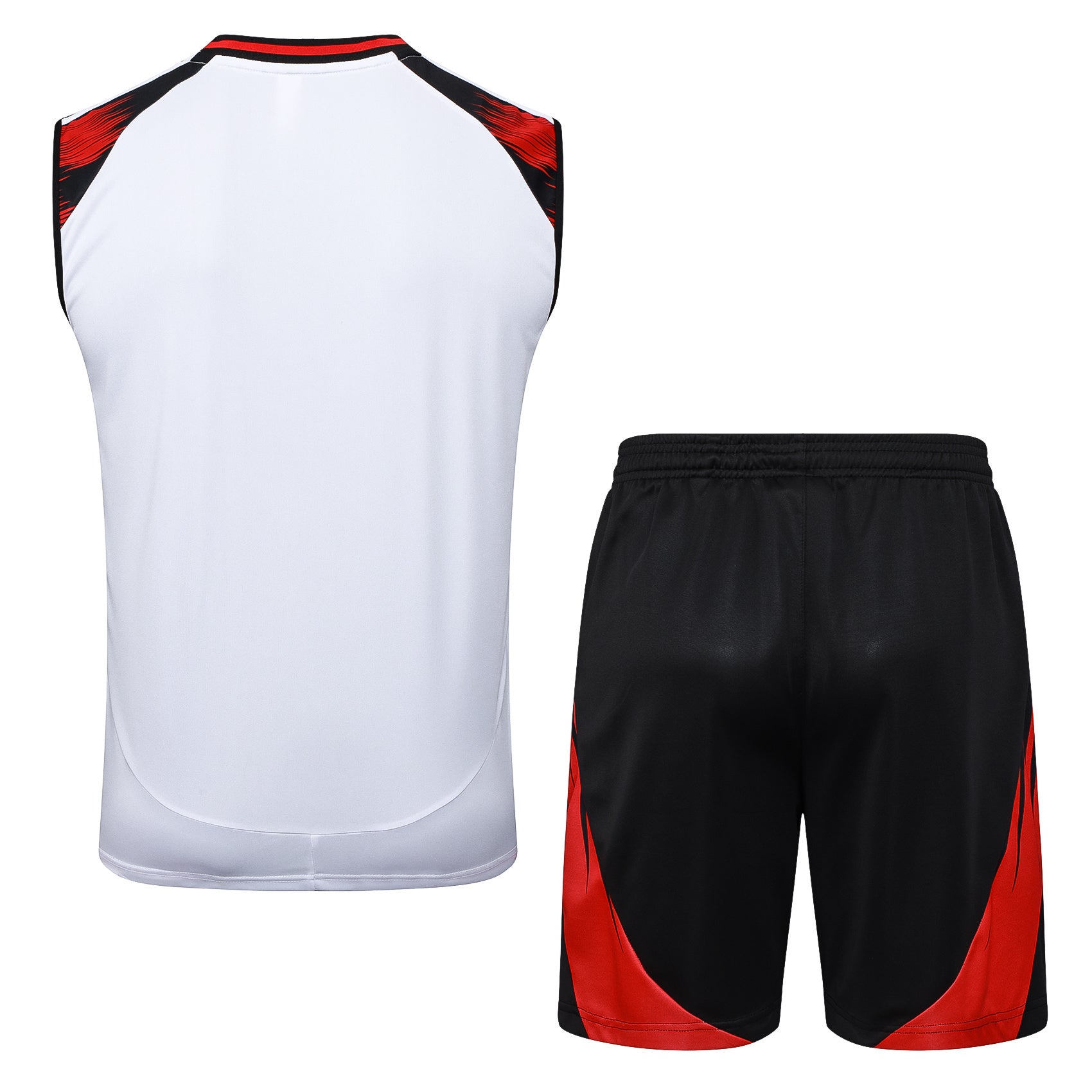 Conjunto sin mangas Flamengo blanco rojo y negro