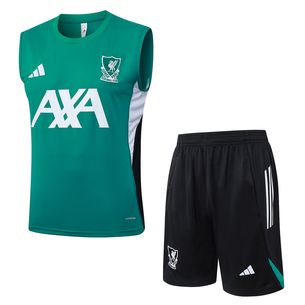Conjunto sin mangas Liverpool verde