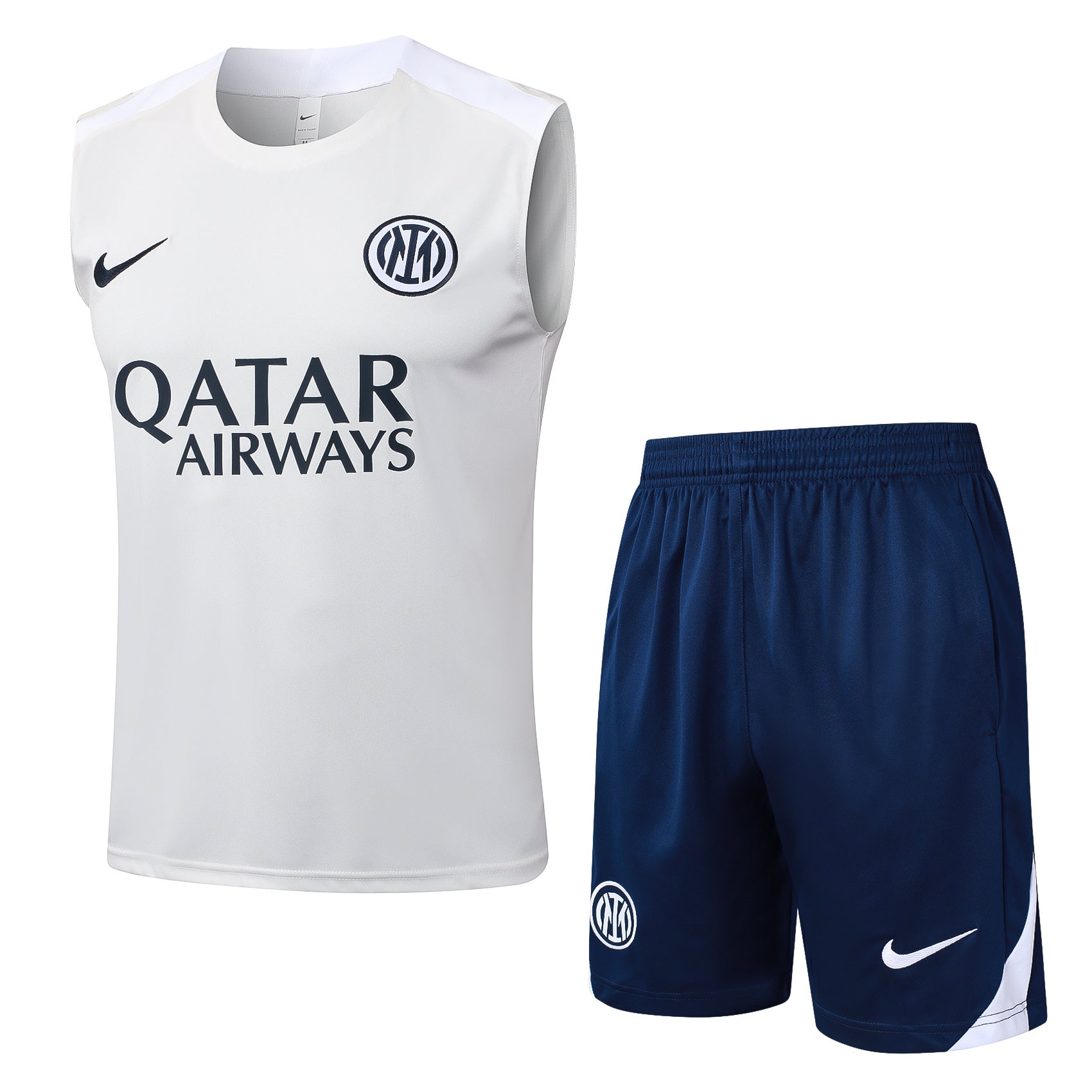 Conjunto sin mangas Inter de Milán blanco