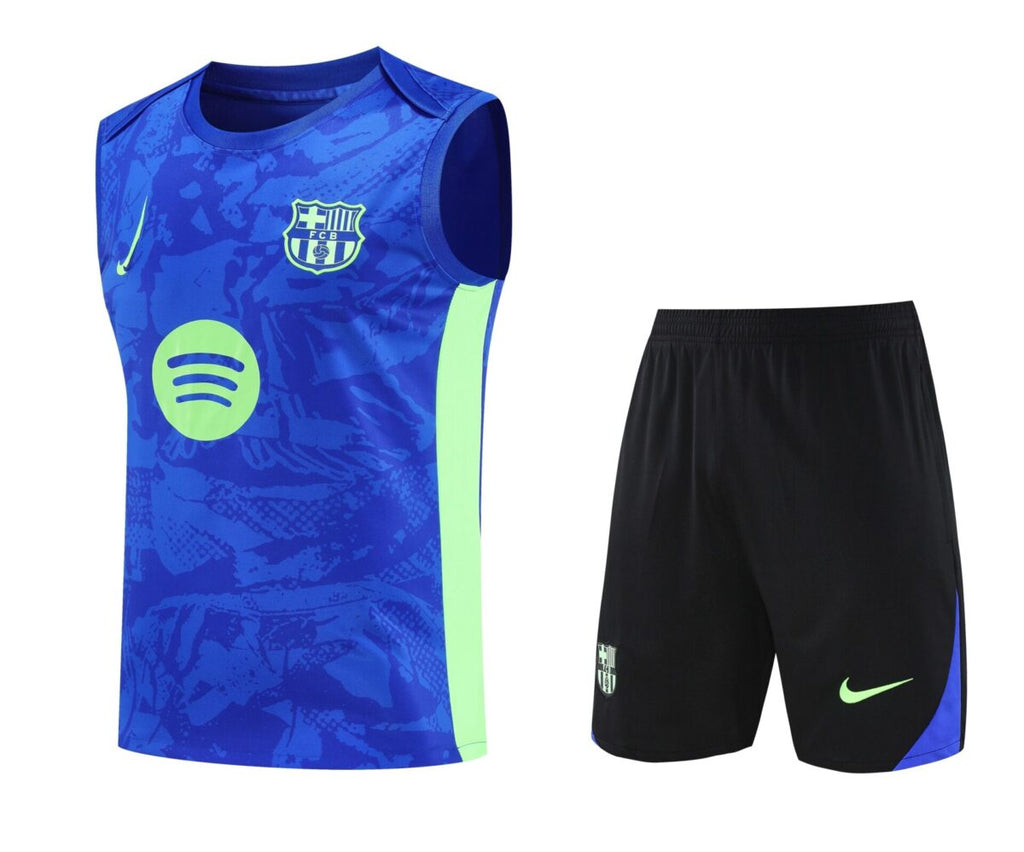 Conjunto sin mangas FC Barcelona azul